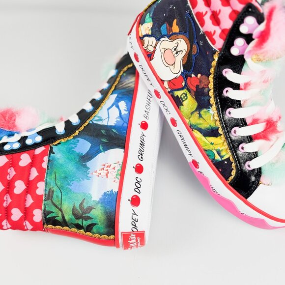Irregular Choice Disney Princess Snow White Heigh Ho Sneakers Size 38 - Picture 6 of 8